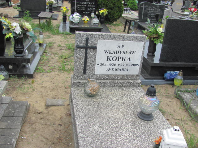 Władysław Kopka 1936 Bydgoszcz Ewangelicki - Grobonet - Wyszukiwarka osób pochowanych