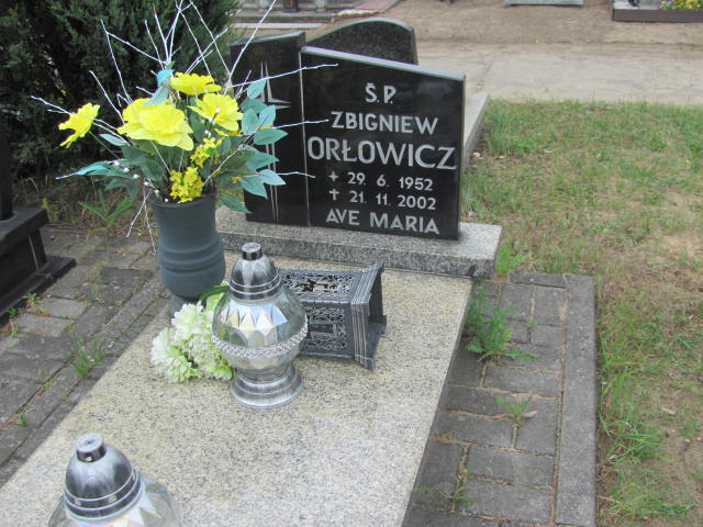 Zbigniew Orłowicz 1952 Bydgoszcz Ewangelicki - Grobonet - Wyszukiwarka osób pochowanych