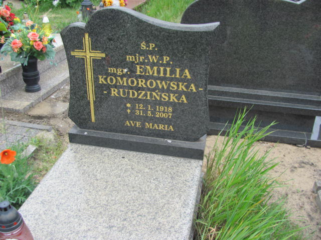 Emilia Komorowska-Rudzińska 1918 Bydgoszcz Ewangelicki - Grobonet - Wyszukiwarka osób pochowanych