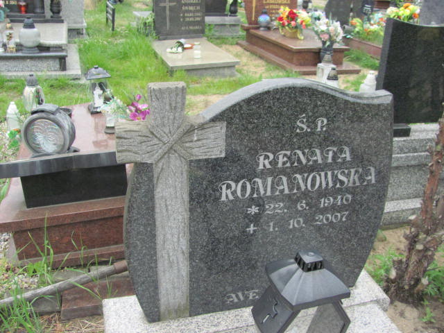 Renata Romanowska 1940 Bydgoszcz Ewangelicki - Grobonet - Wyszukiwarka osób pochowanych