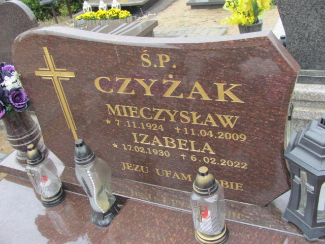 Izabela Czyżak 1930 Bydgoszcz Ewangelicki - Grobonet - Wyszukiwarka osób pochowanych