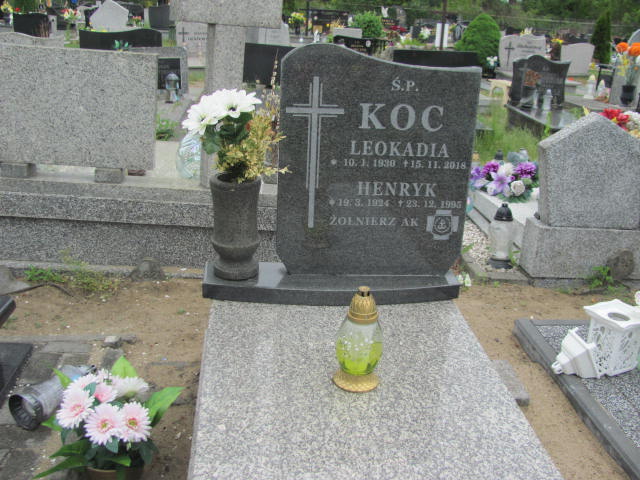 Henryk Koc 1924 Bydgoszcz Ewangelicki - Grobonet - Wyszukiwarka osób pochowanych