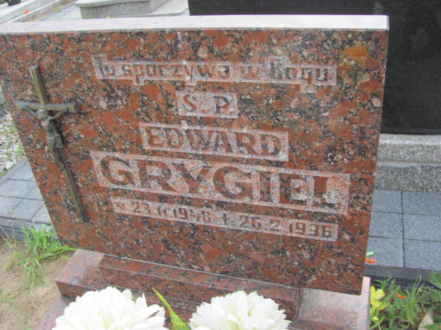 Edward Grygiel 1948 Bydgoszcz Ewangelicki - Grobonet - Wyszukiwarka osób pochowanych