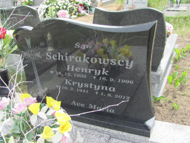 Henryk Schirakowski 1935 Bydgoszcz Ewangelicki - Grobonet - Wyszukiwarka osób pochowanych