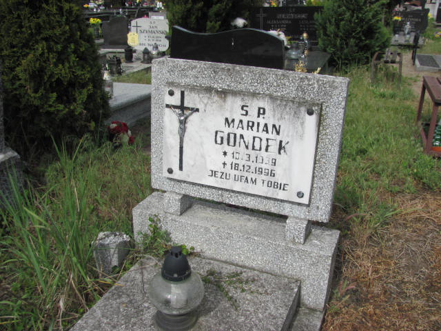 Marian Gondek 1939 Bydgoszcz Ewangelicki - Grobonet - Wyszukiwarka osób pochowanych