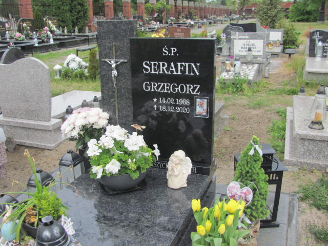 Grzegorz Serafin 1968 Bydgoszcz Ewangelicki - Grobonet - Wyszukiwarka osób pochowanych