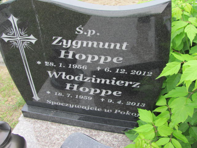 Zygmunt Hoppe 1956 Bydgoszcz Ewangelicki - Grobonet - Wyszukiwarka osób pochowanych